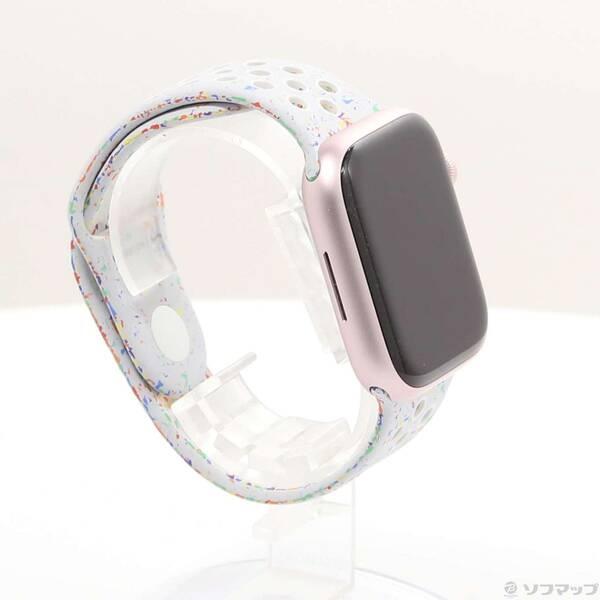 〔中古〕Apple(アップル) Apple Watch Series 9 GPS 45mm ピンクアルミニウムケース ピュアプラチナムNikeスポーツバンド〔305-ud〕 |  | 03