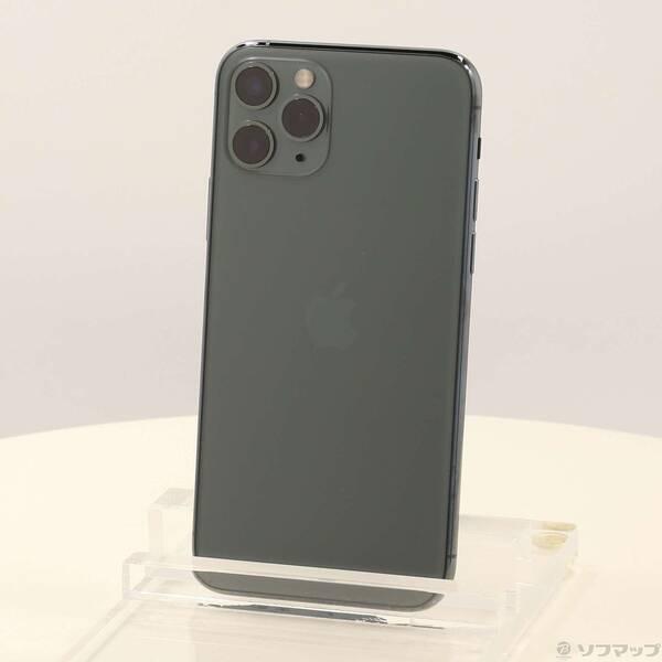 〔中古〕Apple(アップル) iPhone11 Pro 256GB ミッドナイトグリーン MWCC2J／A SIMフリー〔262-ud〕 | 