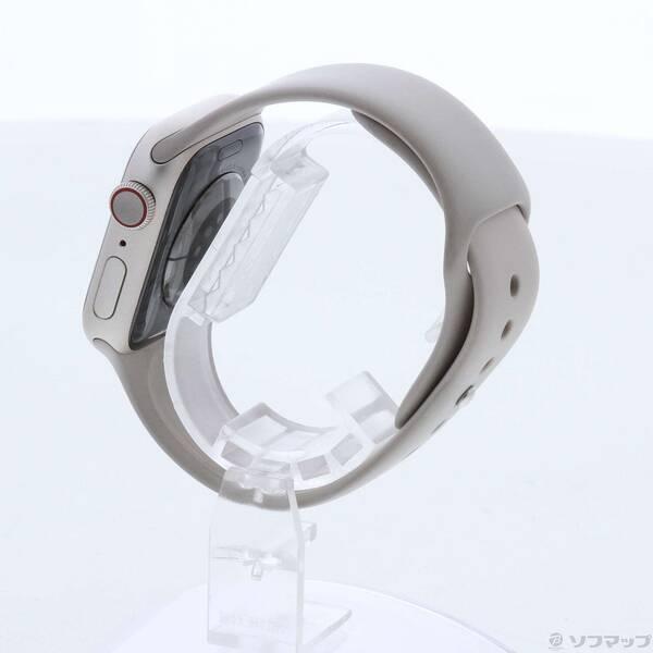 〔中古〕Apple(アップル) Apple Watch Series 8 GPS + Cellular 41mm スターライトアルミニウムケース スターライトスポーツバンド〔377-ud〕 |  | 01