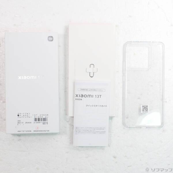 〔中古〕Xiaomi(シャオミ) Xiaomi 13T 256GB アルパインブルー XIG04 au SIMフリー〔305-ud〕 |  | 04