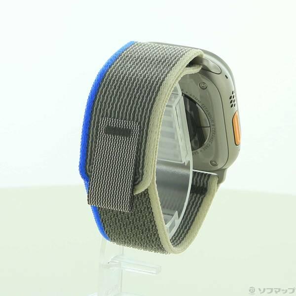 〔中古〕Apple(アップル) 〔展示品〕 Apple Watch Ultra GPS + Cellular 49mm チタニウムケース ブルー／グレイトレイルループ〔377-ud〕 |  | 02