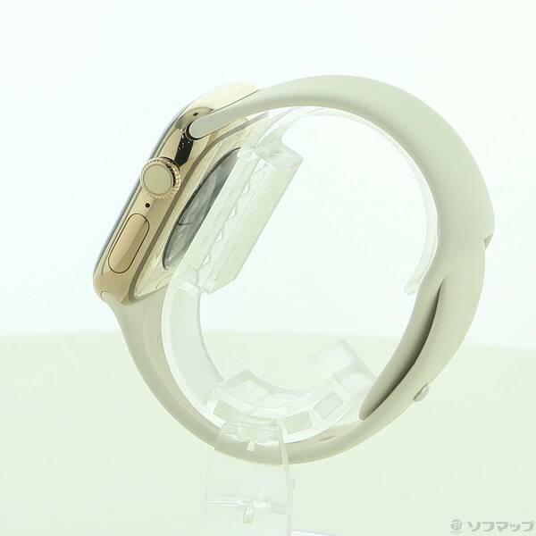 〔中古〕Apple(アップル) 〔展示品〕 Apple Watch Series 10 GPS + Cellular 42mm ゴールドチタニウムケース スターライトスポーツバンド〔377-ud〕 |  | 01