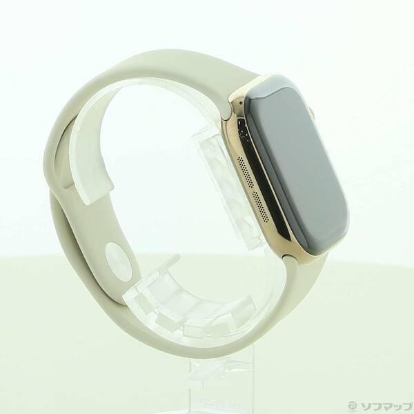 〔中古〕Apple(アップル) 〔展示品〕 Apple Watch Series 10 GPS + Cellular 42mm ゴールドチタニウムケース スターライトスポーツバンド〔377-ud〕 |  | 03