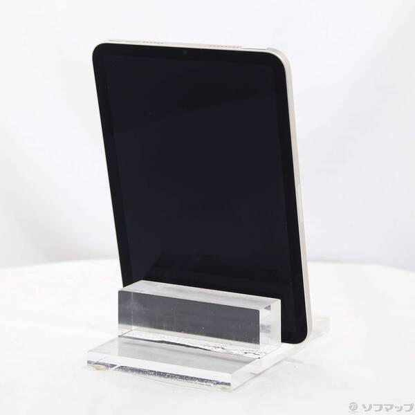 Apple iPad mini 第6世代 スターライト 中古品 APPLE 〔中古〕iPad mini6 (第6世代) Cell 64GB スターライト