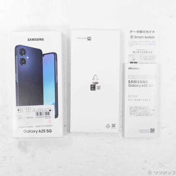 品〕 販売 Galaxy A25 5G 64GB ブラック SC-53F docomo SIMフリー【368
