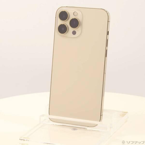 〔中古〕Apple(アップル) iPhone13 Pro Max 256GB ゴールド MLJA3J／A SIMフリー〔295-ud〕 | 