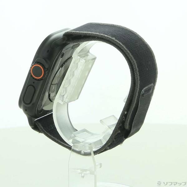 〔中古〕Apple(アップル) Apple Watch Ultra 2 GPS + Cellular 49mm ブラックチタニウムケース ブラックトレイルループ〔305-ud〕 |  | 01