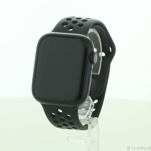 〔中古〕Apple(アップル) Apple Watch Series 7 Nike GPS 45mm ミッドナイトアルミニウムケース アンスラサイト／ブラックNIKEスポーツバンド〔344-ud〕 | 