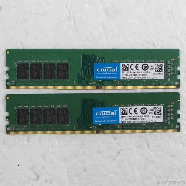 〔中古〕CFD(シーエフディー) W4U2666CM-16G〔305-ud〕 | 