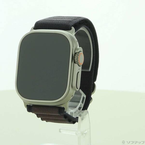 〔中古〕Apple(アップル) Apple Watch Ultra 2 GPS + Cellular 49mm チタニウムケース インディゴアルパインループ〔305-ud〕 | 