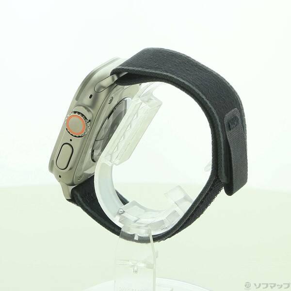 〔中古〕Apple Watch Ultra 2 GPS + Cellular 49mm ナチュラルチタニウムケース ブラックトレイルループ-ナチュラルチタニウムの仕上げ〔377-ud〕 |  | 01