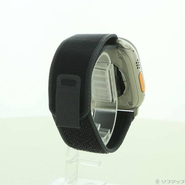 〔中古〕Apple Watch Ultra 2 GPS + Cellular 49mm ナチュラルチタニウムケース ブラックトレイルループ-ナチュラルチタニウムの仕上げ〔377-ud〕 |  | 02