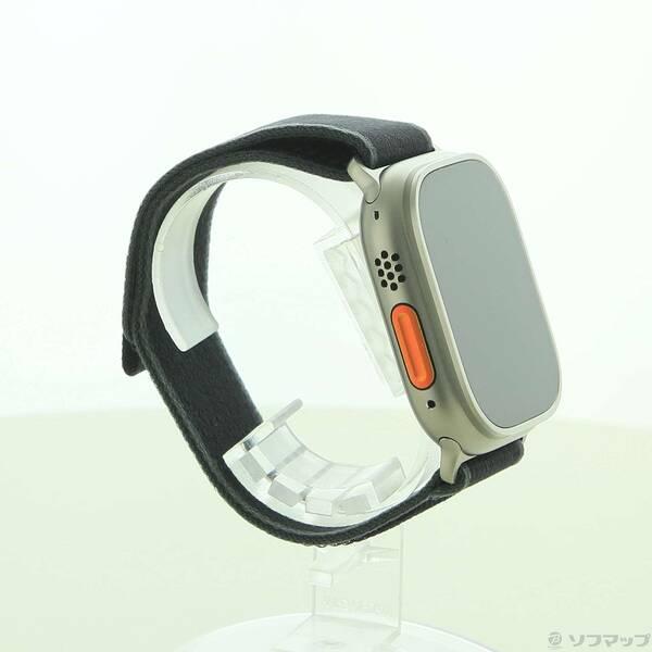 〔中古〕Apple Watch Ultra 2 GPS + Cellular 49mm ナチュラルチタニウムケース ブラックトレイルループ-ナチュラルチタニウムの仕上げ〔377-ud〕 |  | 03