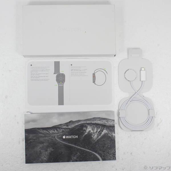 〔中古〕Apple Watch Ultra 2 GPS + Cellular 49mm ナチュラルチタニウムケース ブラックトレイルループ-ナチュラルチタニウムの仕上げ〔377-ud〕 |  | 04