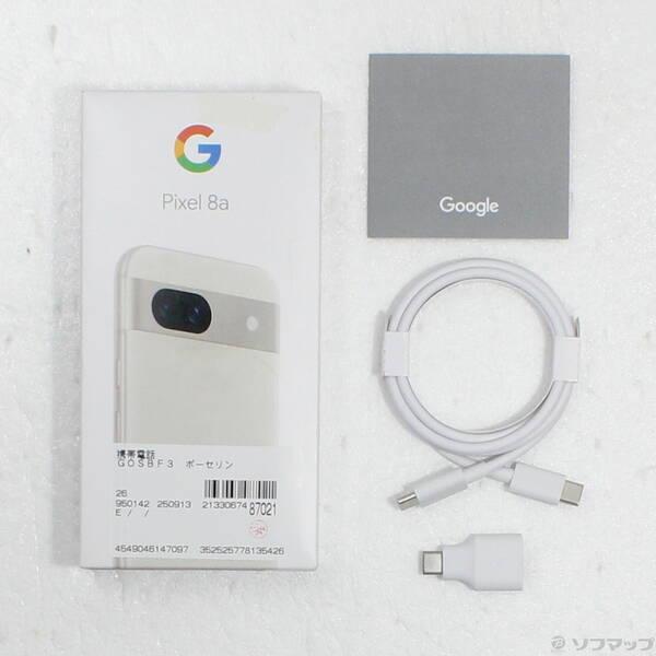 中古〕GOOGLE(グーグル) Google Pixel 8a 128GB ポーセリン G576D Y