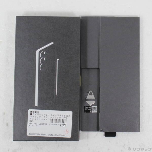 〔中古〕SAMSUNG(サムスン) Galaxy S25 Ultra 256GB チタニウムホワイトシルバー SM-S938QZSASJP SIMフリー〔262-ud〕 |  | 04