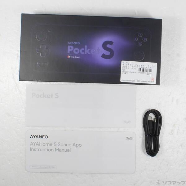 〔中古〕AYANEO AYANEO Pocket S 512GB オブシディアンブラック AYAPKSG3X141165BR Wi-Fi〔258-ud〕 |  | 04