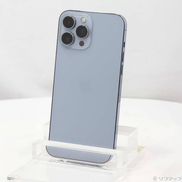 〔中古〕Apple(アップル) iPhone13 Pro Max 256GB シエラブルー MLJD3J／A SIMフリー 〔ネットワーク利用制限▲〕〔344-ud〕 | 