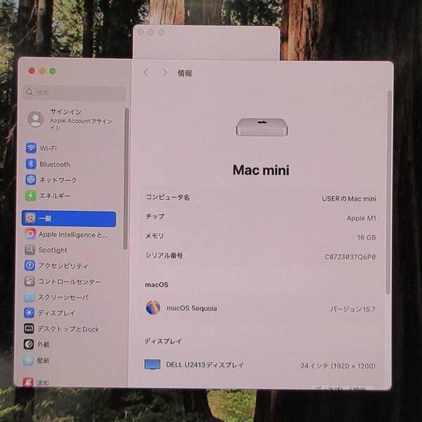 〔中古〕Apple(アップル) Mac mini Late-2020 MGNR3J／A Apple M1 8コアCPU_8コアGPU 16GB SSD1TB 〔15.7 Sequoia〕〔262-ud〕 |  | 05