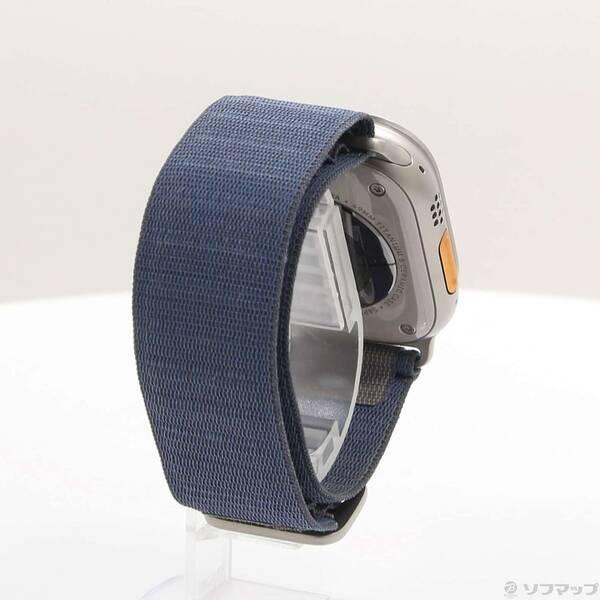 〔中古〕Apple(アップル) Apple Watch Ultra 2 GPS + Cellular 49mm チタニウムケース ブルーアルパインループ〔377-ud〕 |  | 02