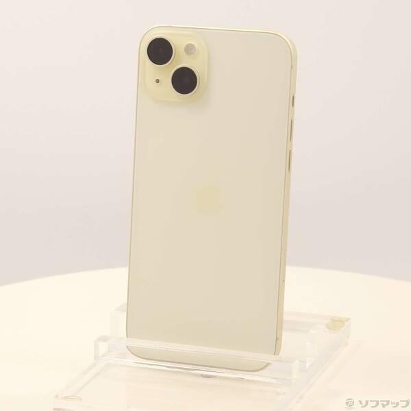 〔中古〕Apple(アップル) iPhone15 Plus 128GB イエロー MU0A3J／A SIMフリー〔269-ud〕 | 