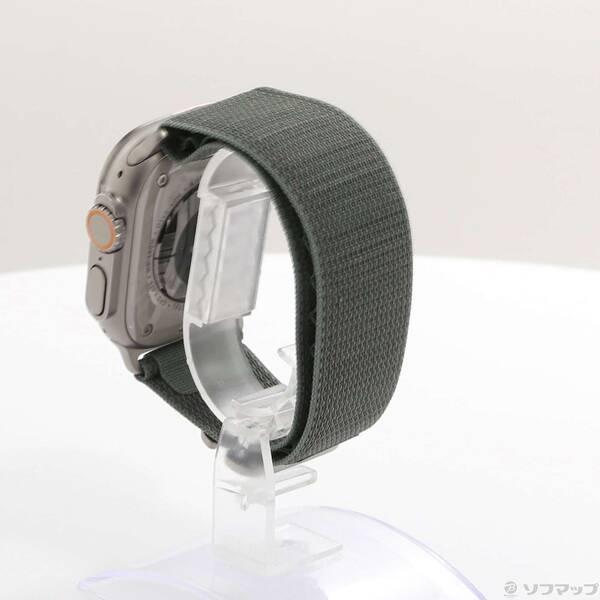〔中古〕Apple(アップル) Apple Watch Ultra GPS + Cellular 49mm チタニウムケース グリーンアルパインループ〔276-ud〕 |  | 01