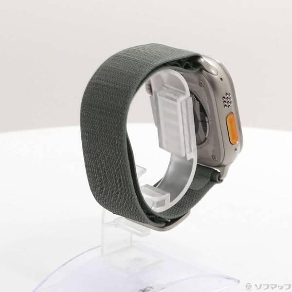 〔中古〕Apple(アップル) Apple Watch Ultra GPS + Cellular 49mm チタニウムケース グリーンアルパインループ〔276-ud〕 |  | 02