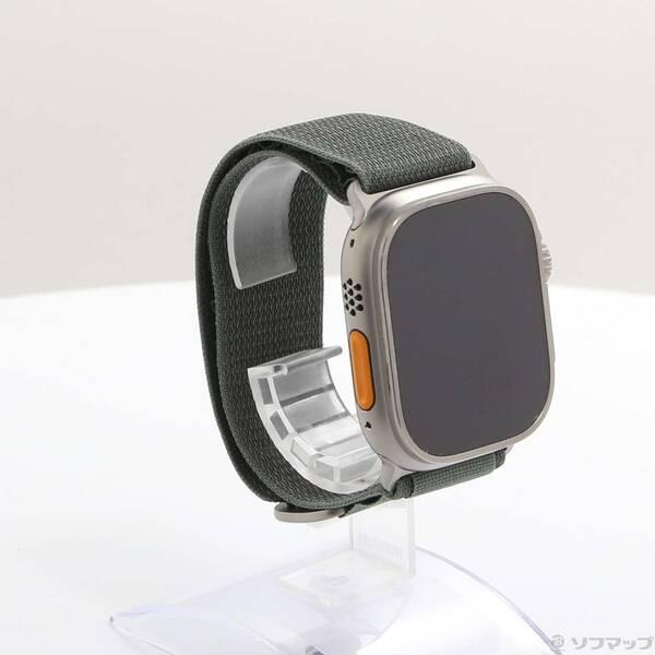 〔中古〕Apple(アップル) Apple Watch Ultra GPS + Cellular 49mm チタニウムケース グリーンアルパインループ〔276-ud〕 |  | 03