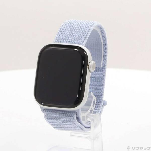 〔中古〕Apple(アップル) Apple Watch Series 10 GPS + Cellular 42mm シルバーアルミニウムケース ブルークラウドスポーツループ〔377-ud〕 | 
