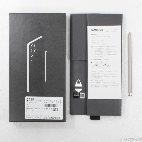 〔中古〕SAMSUNG(サムスン) 〔展示品〕 Galaxy S25 Ultra 256GB チタニウムグレー SM-S938QZTASJP SIMフリー〔262-ud〕 |  | 04