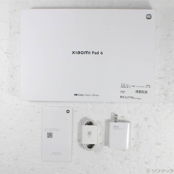 〔中古〕XIAOMI 〔展示品〕 Xiaomi Pad 6 128GB シャンパンゴールド VHU4358JP Wi-Fi〔377-ud〕 |  | 04