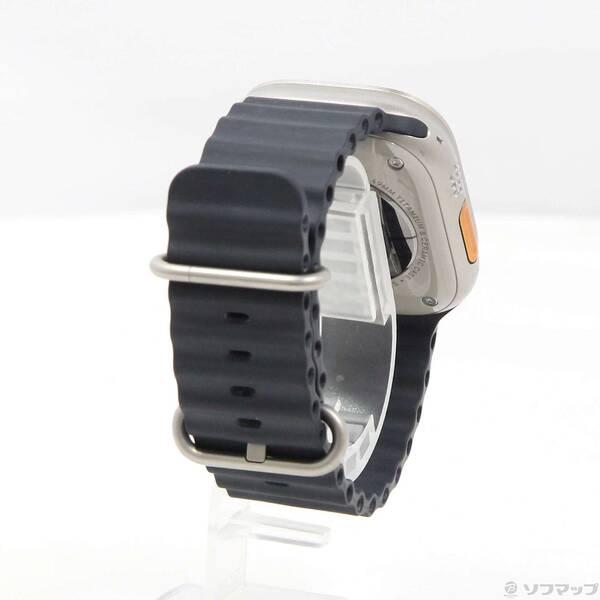 〔中古〕Apple(アップル) Apple Watch Ultra GPS + Cellular 49mm チタニウムケース ミッドナイトオーシャンバンド〔377-ud〕 |  | 02
