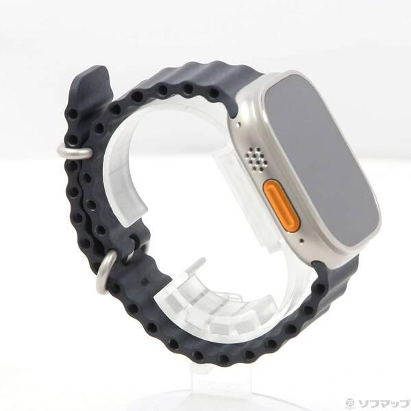 〔中古〕Apple(アップル) Apple Watch Ultra GPS + Cellular 49mm チタニウムケース ミッドナイトオーシャンバンド〔377-ud〕 |  | 03