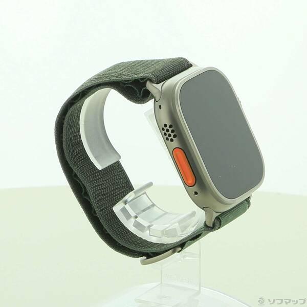 〔中古〕Apple(アップル) Apple Watch Ultra GPS + Cellular 49mm チタニウムケース グリーンアルパインループ〔305-ud〕 |  | 03