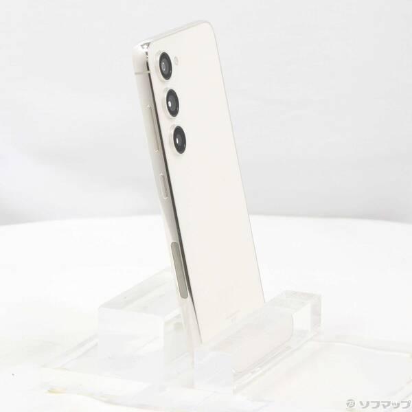 中古〕SAMSUNG(サムスン) Galaxy S23 256GB クリーム SCG19 au