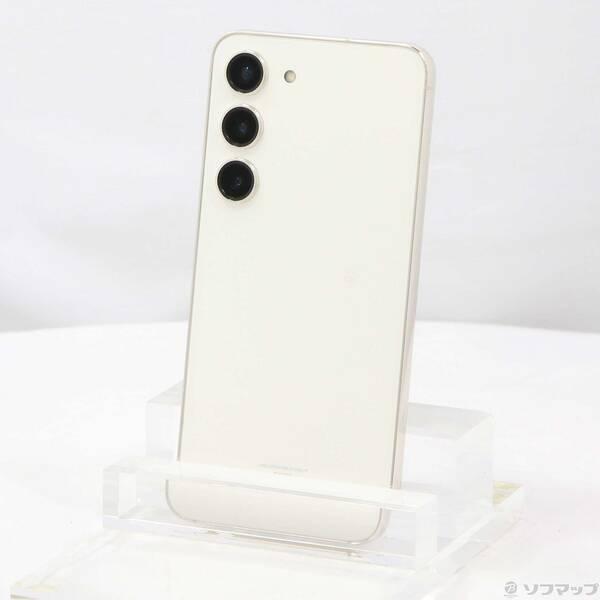 〔中古〕SAMSUNG(サムスン) Galaxy S23 256GB クリーム SCG19 au SIMフリー〔344-ud〕 | 