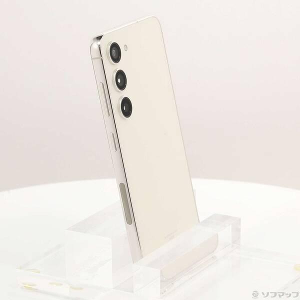 SAMSUNG - 【美品】Galaxy S23 SCG19 クリーム Galaxy S23 SCG19 クリーム【au版 SIMフリー】|中古