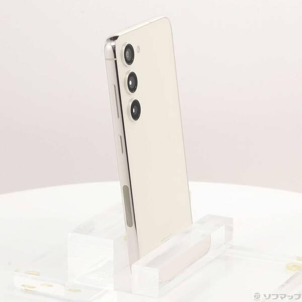 おまけ付き！Galaxy S23 SCG19 au版 クリーム Samsung コンパクトでも最高峰の機能、性能求める方に魅力的な1台