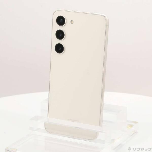 〔中古〕SAMSUNG(サムスン) Galaxy S23 256GB クリーム SCG19 au SIMフリー〔344-ud〕 | 