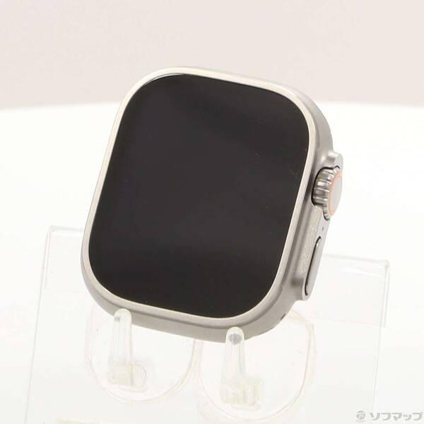 〔中古〕Apple(アップル) Apple Watch Ultra GPS + Cellular 49mm チタニウムケース バンド無し〔377-ud〕 | 