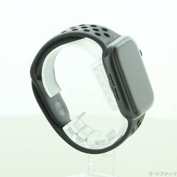 〔中古〕Apple Watch Series 6 Nike GPS + Cellular 44mm スペースグレイアルミニウムケース アンスラサイト／ブラックNikeスポーツバンド〔377-ud〕 |  | 03
