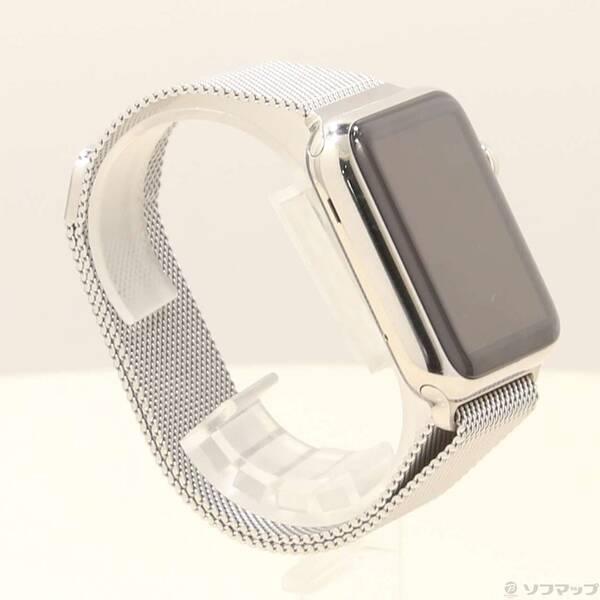 〔中古〕Apple(アップル) Apple Watch 42mm ステンレススチールケース ミラネーゼループ〔247-ud〕 |  | 03