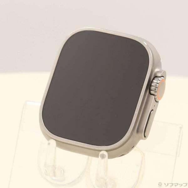 〔中古〕Apple(アップル) Apple Watch Ultra GPS + Cellular 49mm チタニウムケース バンド無し〔305-ud〕 | 