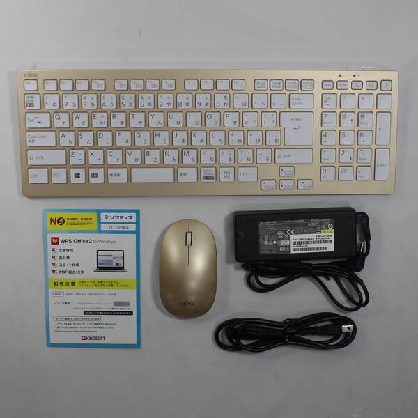 〔中古〕FUJITSU(富士通） ESPRIMO FH77／D1 FMVF77D1KG ホワイト×ベージュゴールド〔258-ud〕 |  | 04