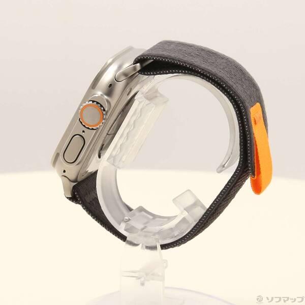 〔中古〕Apple(アップル) Apple Watch Ultra GPS + Cellular 49mm チタニウムケース ブラック／グレイトレイルループ〔305-ud〕 |  | 01