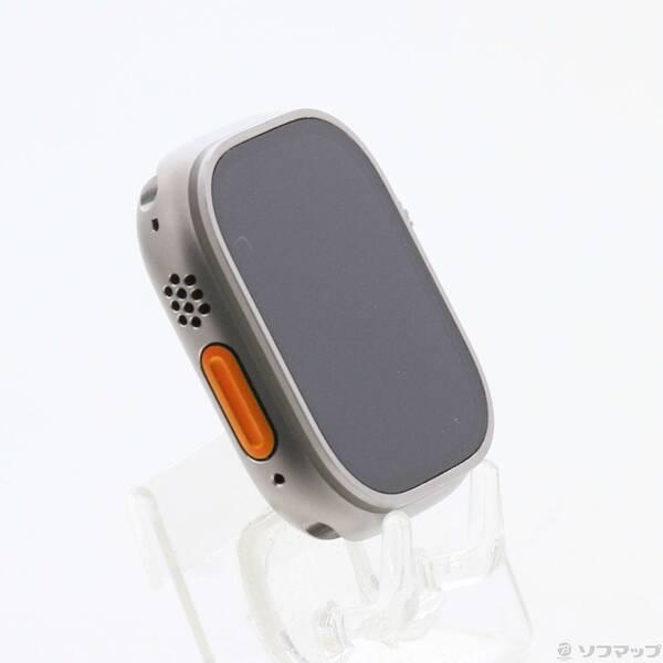 〔中古〕Apple(アップル) Apple Watch Ultra 2 GPS + Cellular 49mm チタニウムケース オリーブアルパインループ〔377-ud〕 |  | 03