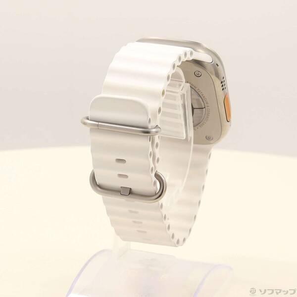 〔中古〕Apple(アップル) Apple Watch Ultra 2 GPS + Cellular 49mm チタニウムケース ホワイトオーシャンバンド〔276-ud〕 |  | 02