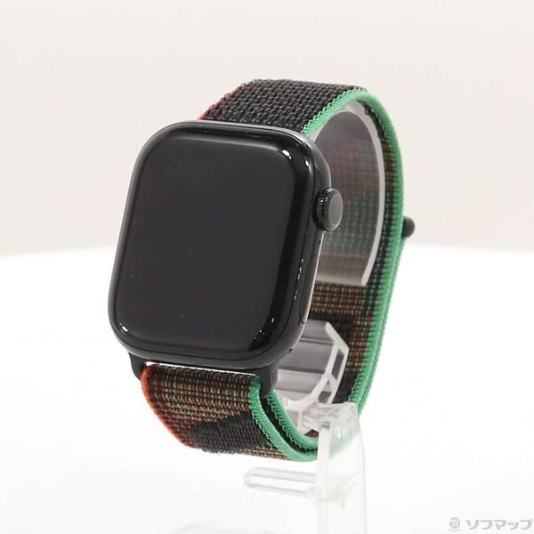 〔中古〕Apple(アップル) Apple Watch Series 10 GPS 42mm ジェットブラックアルミニウムケース Black Unityスポーツループ〔377-ud〕 | 