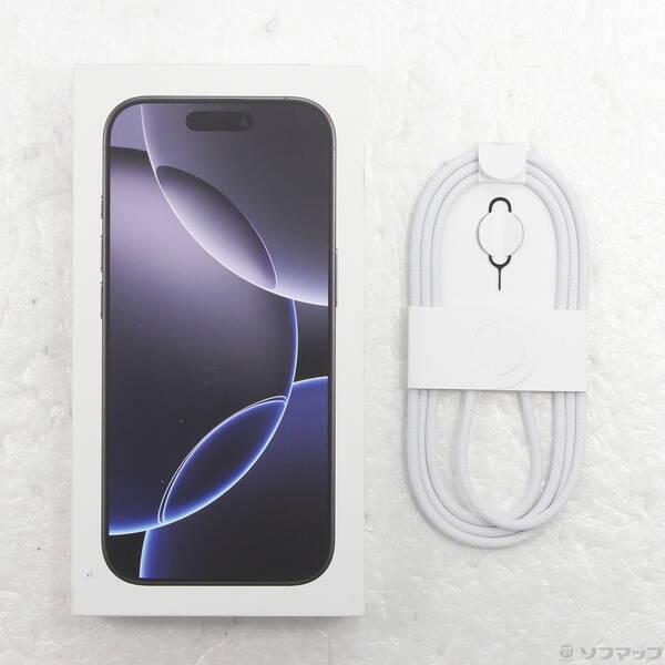 美品 iPhone 16 Pro 1TB ブラック SIMフリーMYN83J/A 台数限定】アップル(Apple) iPhone 16 Pro 1TB ブラック