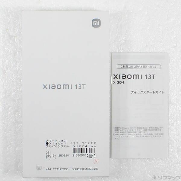 〔中古〕Xiaomi(シャオミ) Xiaomi 13T 256GB アルパインブルー XIG04 au SIMフリー〔297-ud〕 |  | 04